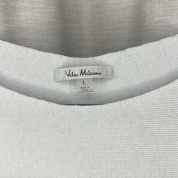 VILA MILANO RIBBED SWEATER SHIRT (SIZE L) - Picture 3 of 6